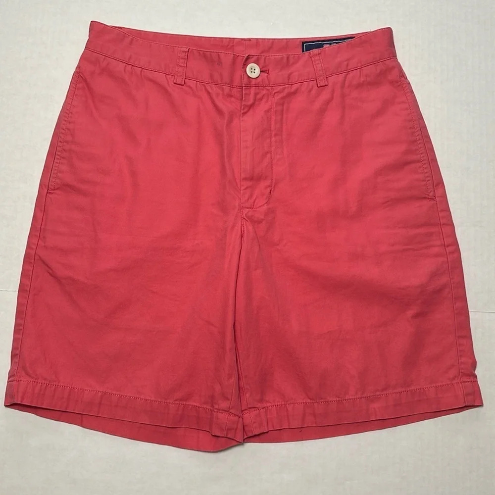 Vineyard Vines‎ Coral Pink 100% Cotton Men’s Chino Club Short Size 30